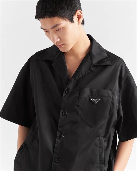 prada mens short sleeve shirts|Prada button down shirt.